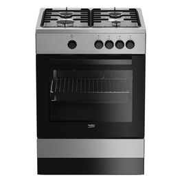 Beko, Cucina a Gas FSG62000DX, Acciaio Inossidabile