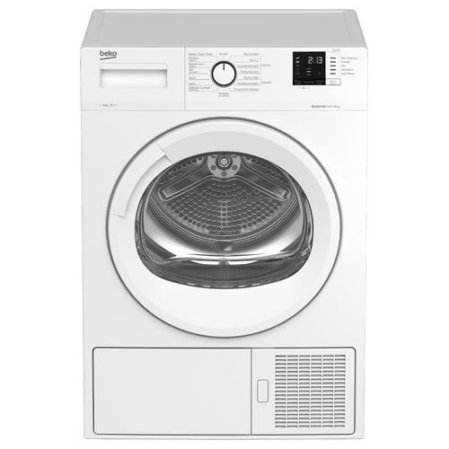 DRX923W Asciugatrice a Pompa di Calore Classe A++ Capacita di Carico 9 Kg EcoGentle Cestello AquaWave