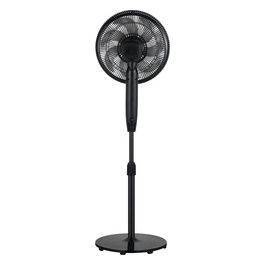 Ventilatore a Piantana 50W 3 Velocità Altezza e Inclinazione Regolabile Nero 401 x 40 x 134.5 cm