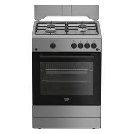 FBG62010DX Cucina a Gas 60x60 cm 4 Fuochi Forno 64 L Acciaio Inox