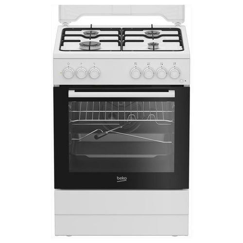FBST62110ST Cucina a gas 4 fuochi forno elettrico statico 73 L Classe A (85x60x60 cm) colore Bianco