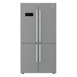 Beko GN1416231ZXN Frigorifero Side by Side 4 Porte Capacita' 541 Litri Classe energetica F Total No Frost 182 cm Acciaio Inox