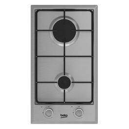 Beko HDCG32220FX Piano Cottura a Gas 2 Zone 30 cm Acciaio Inox