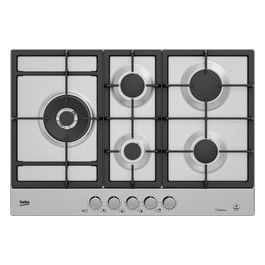 HIAL75226SXE Piano Cottura a Gas 5 Fuochi 75 Cm colore Inox