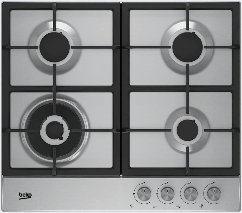 Beko HIAW64225SX Piano Cottura a Gas 4 Zone 1 Bruciatore | Yeppon
