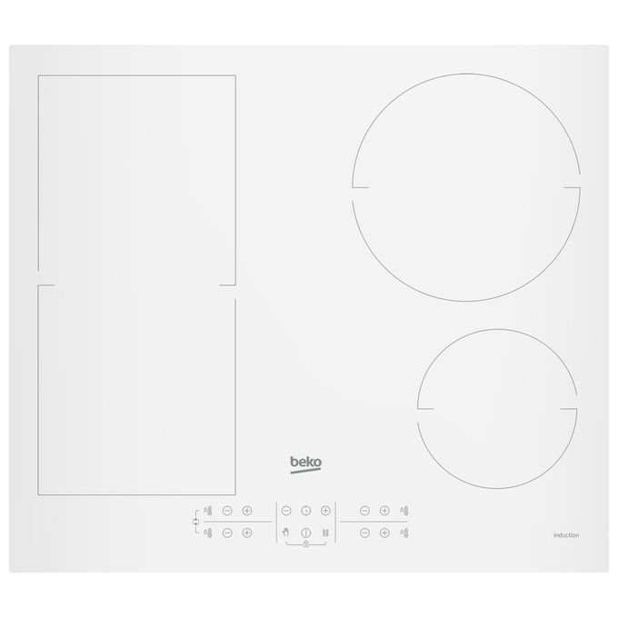 Beko HII64200FMTW Piano Cottura Bianco da Incasso 60cm a Induzione 4 Zone