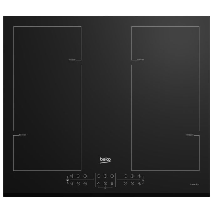 immagine di Beko HII64206F2MT Piano Cottura a Induzione 4 Fuochi 60 cm (Nero)