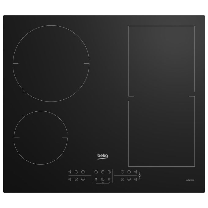 Beko HII64210FMTR Piano Cottura ad Induzione 4 Zone  60 cm Nero