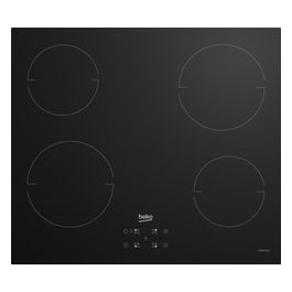HII64401QT Piano Cottura Induzione 4 Fuochi Larghezza 59 cm in Vetro colore Nero