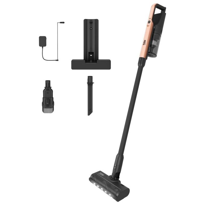 Image of Beko VRT 65421 VC Scopa Elettrica senza Filo Aspirapolvere senza Sacco Potenza 250 Watt colore Nero e Bronzo