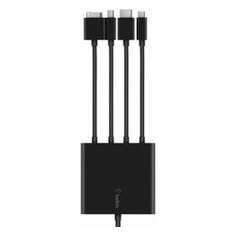 Belkin Adattatore AV Digitale Multiporta verso Hdmi a Mini DisplayPort da Usb-C Hdmi e Vga Supporta Audio e Video Ultra HD 4K