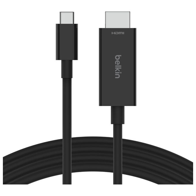 Belkin AVC012bt2MBK Cavo 2mt Usb Tipo-C Hdmi Nero