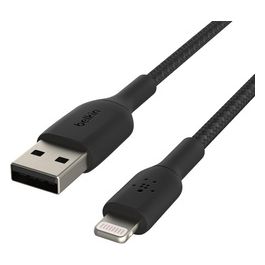 Belkin Boost Charge Cavo Lightning Intrecciato a USB 1mt Rivestito Nero