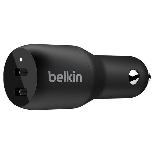 Belkin Boost Charge Doppio Caricabatteria da Auto 36W Power Delivery Nero
