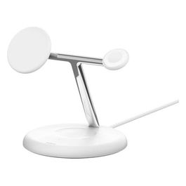 Boost Charge Pro Magnet. 3 in 1 Qi2 Bianco