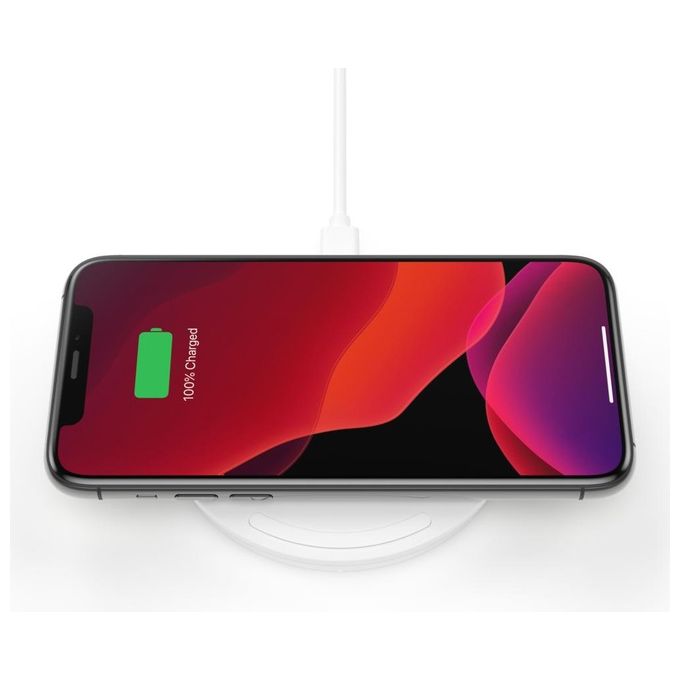 Belkin Boost Charge Tappetino di Ricarica Wireless da 10W Bianco