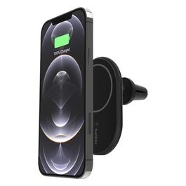 BoostCharge Caricatore e Supporto da Auto Magnetico per Telefono Nero