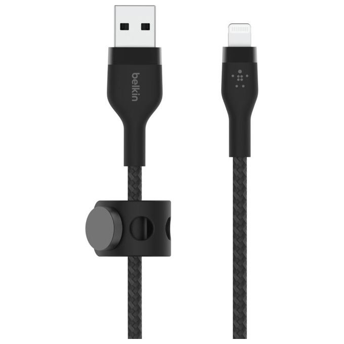 Belkin BoostCharge Cavo Flex Lightning-Usb-A 3mt Nero