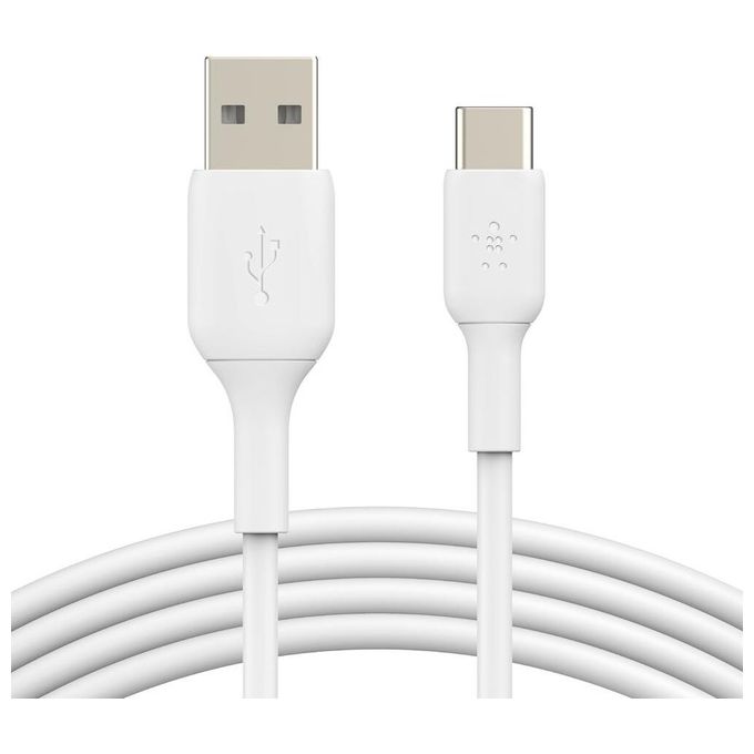 Belkin BoostCharge Cavo USB 1mt USB 2.0 USB A USB C Bianco