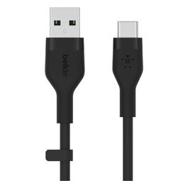 Belkin BoostCharge Flex Cavo Usb-A/Usb-C Fino 15W 2mt Nero