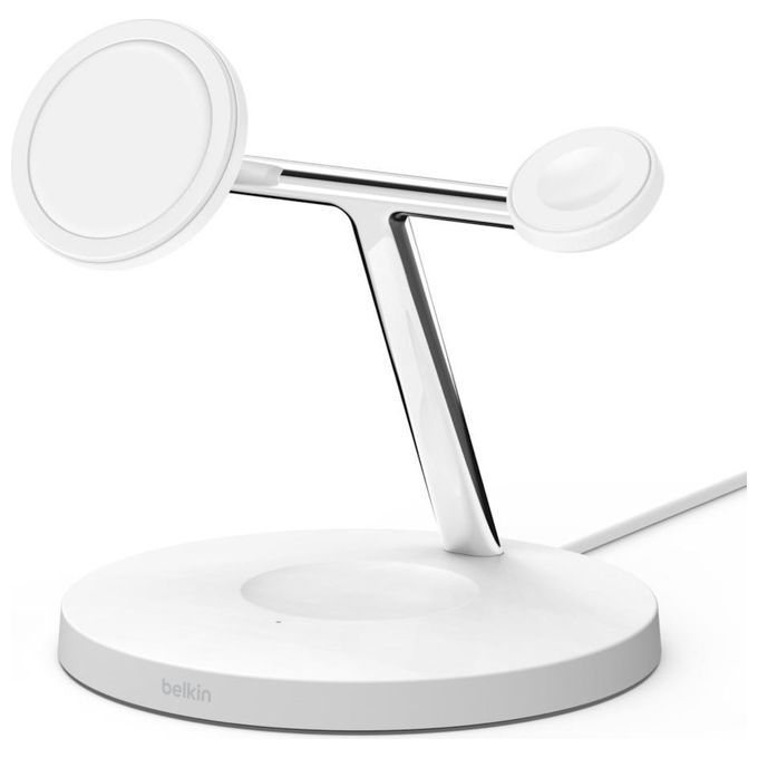 Belkin BoostCharge Pro Caricabatteria Wireless 3 in 1 con MagSafe