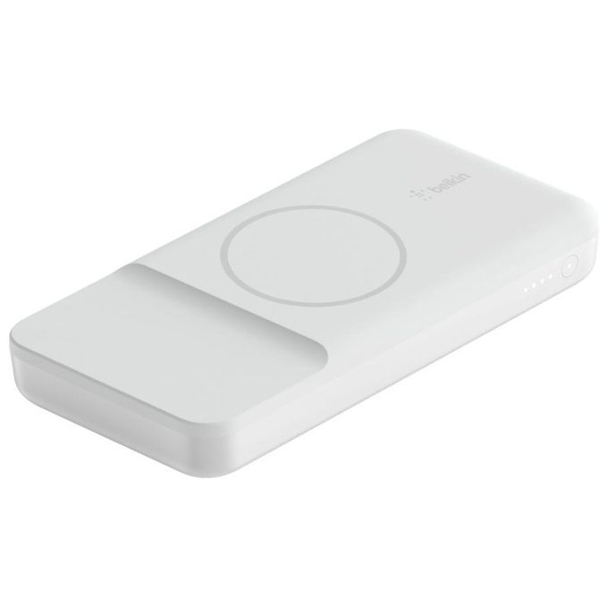 Belkin BPD001BTWH Batteria Portatile 10000Mah Carica Wireless Bianco