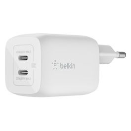 Belkin Caricabatterie 65W Pps Dual Usb-c Gan Universale Bianco