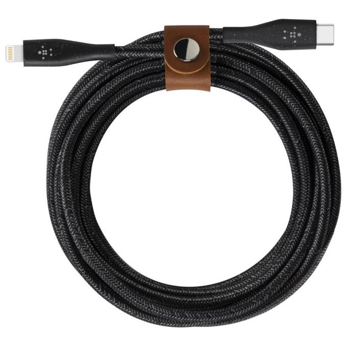 Belkin Cavo DuraTek Plus Lightning/Usb-C 1,2mt Nero