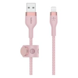 Belkin Cavo Intrecciato Silicone da Usb-A a Lightning 1mt Rosa