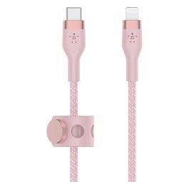 Belkin Cavo Intrecciato Silicone da Usb-C a Lightning 2mt Rosa