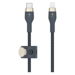 Belkin Cavo Intrecciato Silicone da Usb-C a Lightning 2mt Blu