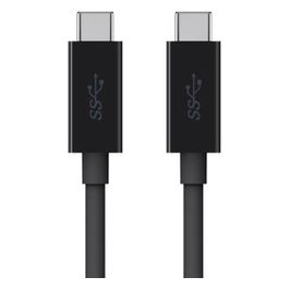 Cavo Monitor da Usb-C a Usb-C Type C 3.0 5Gbps 100W 60Hz 2mt Nero