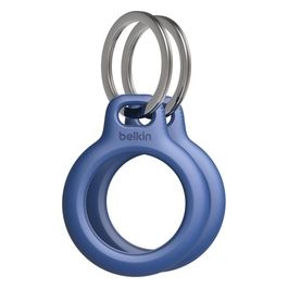 Custodia per AirTag con Anello Portachiavi Secure Holder per Air Tag Confezione da 2 Blu