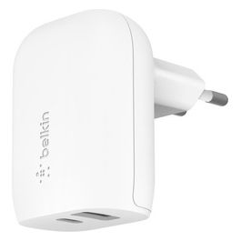 Belkin Doppio Caricabatteria da Parete Usb Type-C PPS PD 37W Porta USB-C con Power Delivery