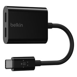 Belkin RockStar Connect USB-C Audio con Charge Adapter Black