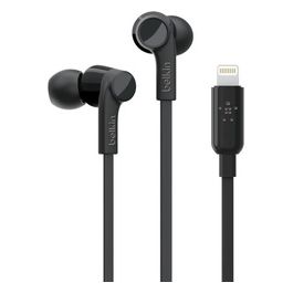 Belkin Rockstar In-Ear Cuffie Lightning Nero