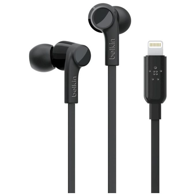 Belkin Rockstar In-Ear Cuffie Usb-C Connector Nero