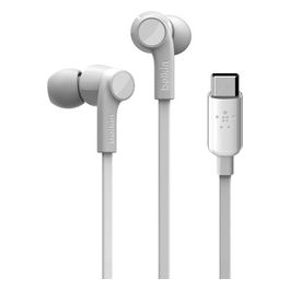 Belkin Rockstar In-Ear Cuffie Usb-C Connector Bianco