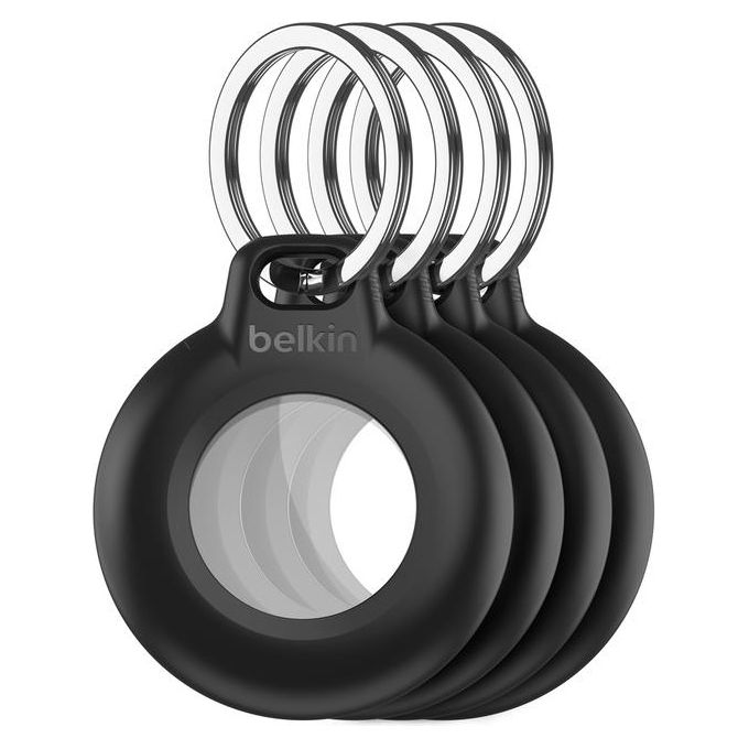 Belkin Secure Holder Impermeabile KeyRing Nero 4 Pezzi
