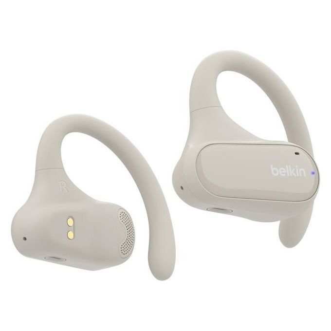 Belkin Soundform ClearFit Auricolari Wireless Open-Ear Sportivi Bianco