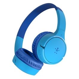 Belkin SoundForm Cuffie Wireless On-Ear per Bambini con Microfono Integrato Blu