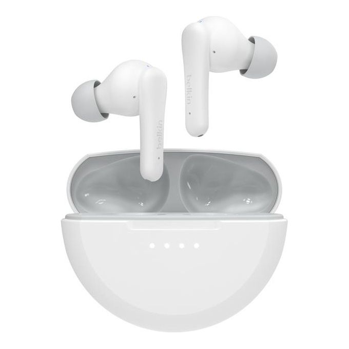 Belkin SoundForm Nano 2 Auricolari Bluetooth per Bambini con Microfono Bluetooth Bianco