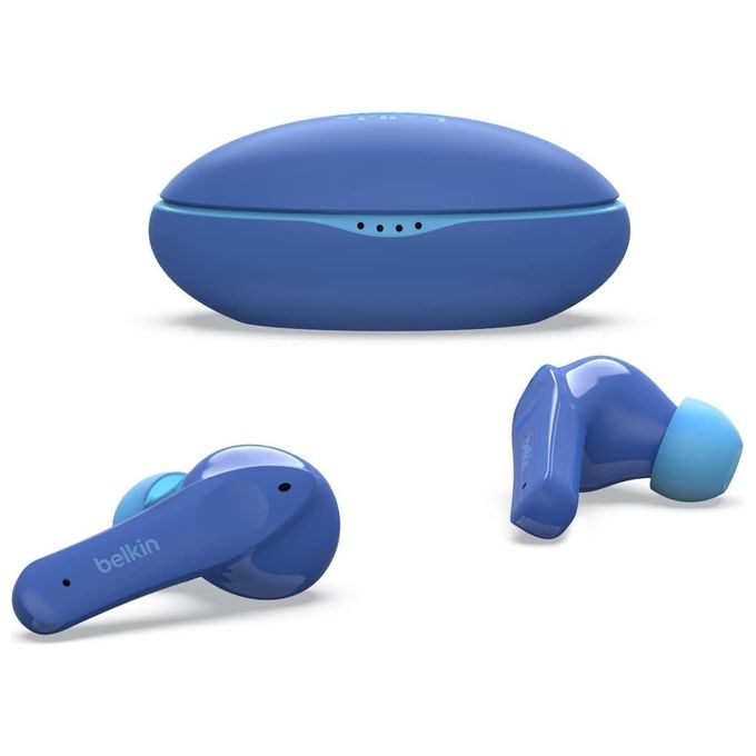 Belkin SOUNDFORM Nano Wireless Auricolari per Bambini Blu