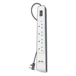 Surge 4 Uscite 525j cavo 2m 2 usb