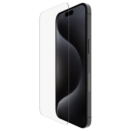 Belkin Vetro Tempered Glass Antimicrobico per iPhone 15 Pro Max
