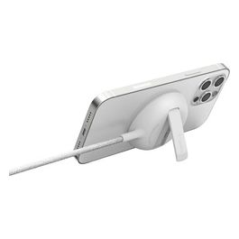 Belkin WIA004BTWH Tappetino di Ricarica Wireless Portatile con MagSafe per iPhone 12/13 Bianco