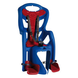 seggiolino bici posteriore m00001 attacco clamp portapacchi 22kg blu rosso