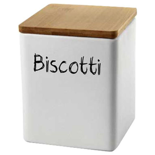Bellintavola Barattolo Ceramica Biscotti 13x13x17cm