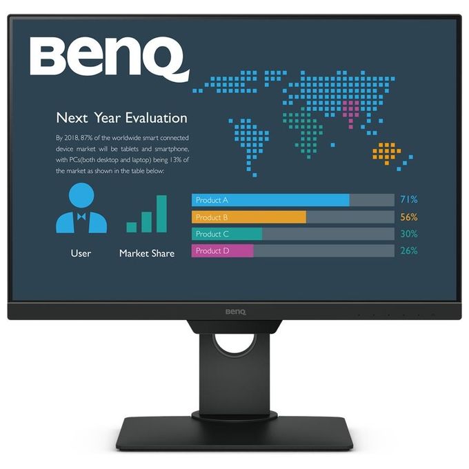 BENQ Monitor 25'' LED IPS BL2581T 1920 x 1200 Full HD Tempo di Risposta 5 ms