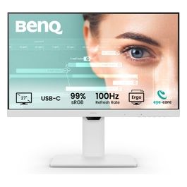 GW2786TC Monitor per smart working 27” IPS 1080p FHD USB-C (65W) 100Hz Eye-Care ergonomico hub USB refresh rate elevato 99% di sRGB HDMI Display Port certificato TÜV
